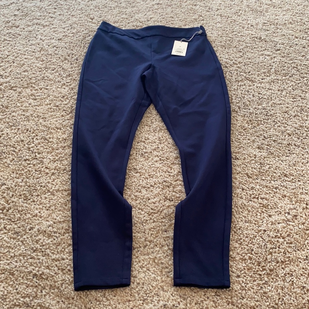 NWT blue skinny stretch dress pants